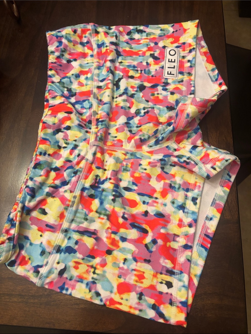 Fleo Women’s XL - Bright Multicolor Abstract